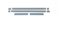Picture of Putco 15-19 Chevy Silverado HD Dually Regular Cab 8pcs Black Platinum Rocker Panels