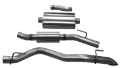 Picture of Corsa 2020-2025 Jeep Gladiator JT 3-0in Cat-Back Touring Single Side Exit w- Turn Down Tip