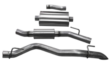 Picture of Corsa 2020-2025 Jeep Gladiator JT 3-0in Cat-Back Touring Single Side Exit w- Turn Down Tip