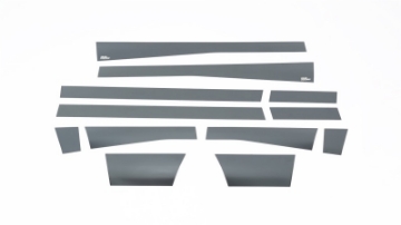 Picture of Putco 10-18 RAM 2500 Mega Cab 6-5in- 5-5in Wide w-o Factory Flares 12pcs Blk Platinum Rocker Panels