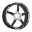 Picture of Weld Alumastar 1-Piece 18x6 - 5x120 BP - 3-2in BS Black Wheel - Non-Beadlock