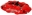 Picture of Wilwood Caliper-Forged Narrow Superlite 6R-R-H 1-75-1-25-1-25in Pistons 1-10in Rotor - Red
