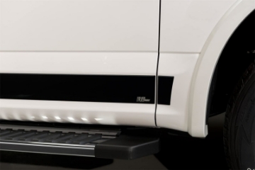 Picture of Putco 15-20 Ford F-150 Super Crew Cab 5-5ft 4-25in Tall - 12pcs Black Platinum Rocker Panels