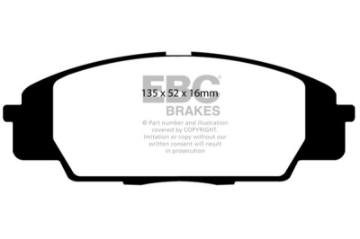 Picture of EBC 07-11 Acura CSX Canada 2-0 Type S Ultimax2 Front Brake Pads
