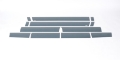 Picture of Putco 11-16 Ford SuperDuty - Super Cab 8ft 12pcs - 6-25in Wide Black Platinum Rocker Panels