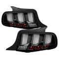 Picture of Spyder 10-12 Ford Mustang - Light Bar Seq- Turn Signal LED Tail Lights - Black - ALT-YD-FM10-LED-BK