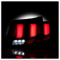 Picture of Spyder 10-12 Ford Mustang - Light Bar Seq- Turn Signal LED Tail Lights - Black - ALT-YD-FM10-LED-BK