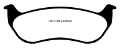 Picture of EBC 07-11 Ford Explorer Sport Trac 4-0 Greenstuff Rear Brake Pads