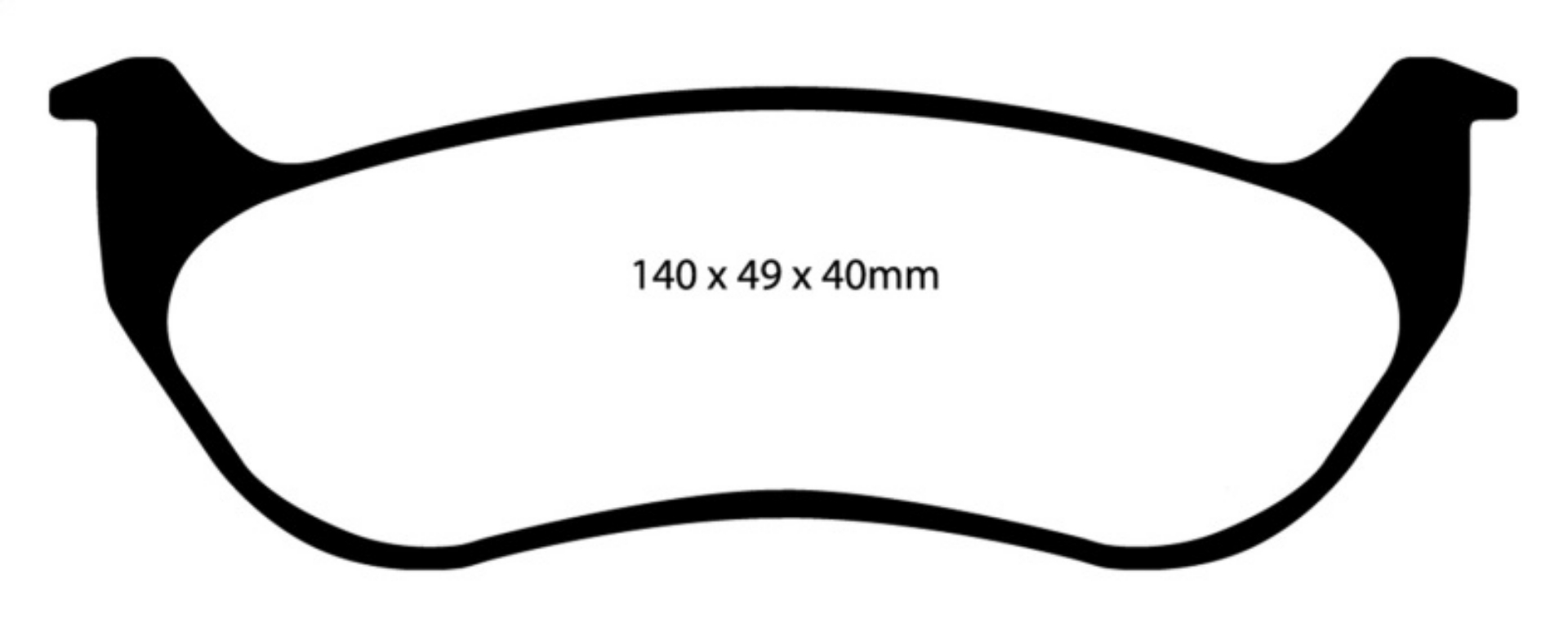 Picture of EBC 07-11 Ford Explorer Sport Trac 4-0 Greenstuff Rear Brake Pads
