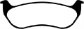 Picture of EBC 07-11 Ford Explorer Sport Trac 4-0 Ultimax2 Rear Brake Pads