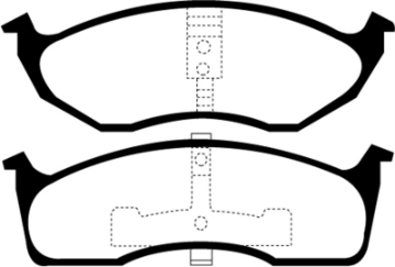 Picture of EBC 99-04 Chrysler 300M 3-5 Ultimax2 Front Brake Pads