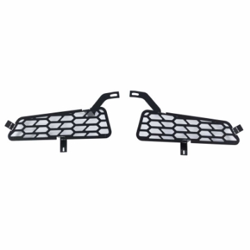Picture of Putco 18-20 Ford F-150 Raptor - Hex Shield - Black Powder Coated Bumper Grille Inserts