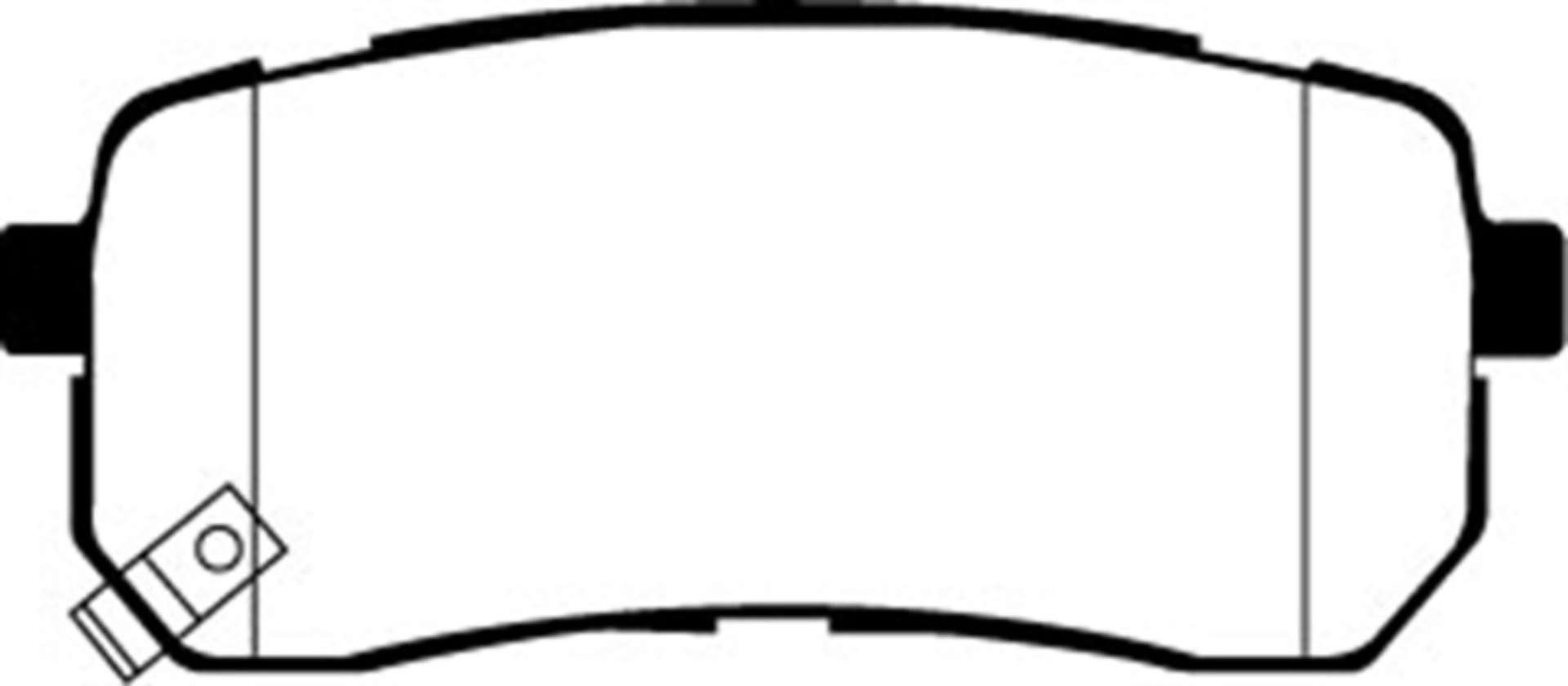 Picture of EBC 07-12 Hyundai Veracruz 3-8 Greenstuff Rear Brake Pads