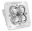 Picture of Baja Designs Squadron Pro Spot Pattern White Flush Mount LED Light Pod - Clear