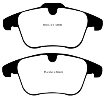 Picture of EBC 07-12 Land Rover LR2 3-2 Ultimax2 Front Brake Pads