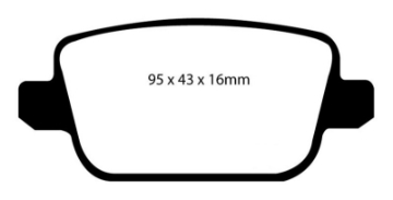 Picture of EBC 07-12 Land Rover LR2 3-2 Ultimax2 Rear Brake Pads
