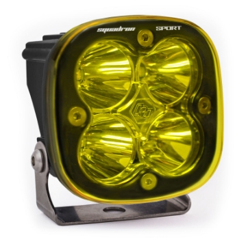 Picture of Baja Designs Squadron Sport Work-Scene Pattern Black LED Light Pod - Amber