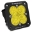 Picture of Baja Designs Squadron Sport Black Wide Cornering Pattern Flush Mount LED Light Pod - Amber