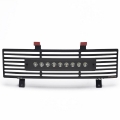 Picture of Putco 11-16 Ford SuperDuty - SS Black Bar Design w- 10in Luminix Light Bar Bumper Grille Inserts
