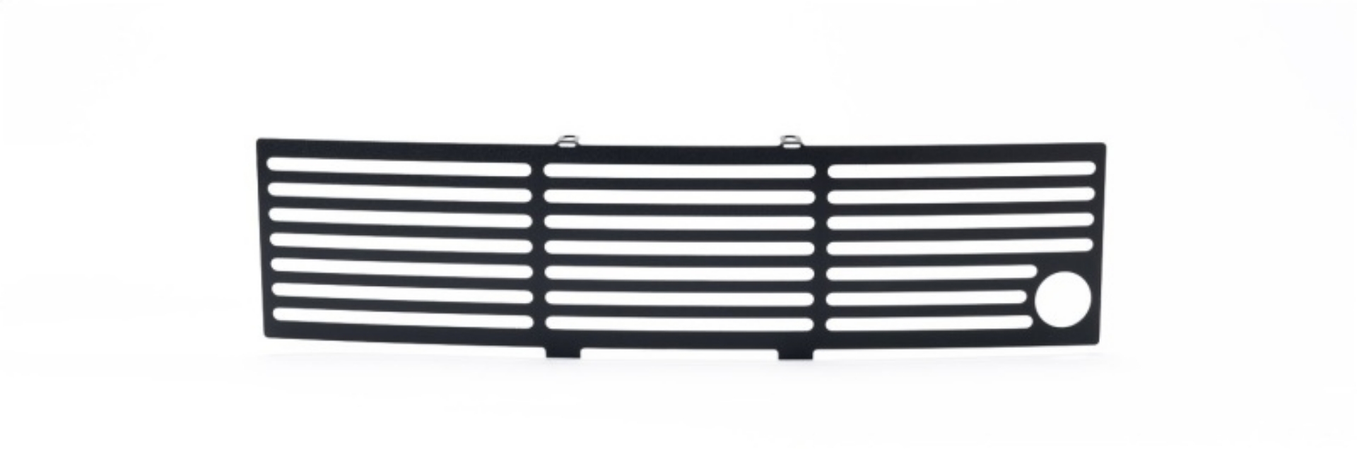 Picture of Putco 11-14 Ford F-150 - EcoBoost Bumper Grille Inserts - SS - Black Bar w- Heater Plug Opening