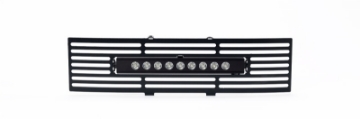 Picture of Putco 11-14 Ford F-150 - EcoBoost Bumper Grille Inserts - Black SS Bar and 10in Luminix Light Bar