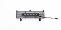 Picture of Putco 15-19 Chevy Silv HD SS Black Bar Design Bumper Grille Insert w- Curved Flush 10in Light Bar
