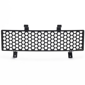 Picture of Putco 11-16 Ford SuperDuty - Stainless Steel Black Punch Design Bumper Grille Inserts