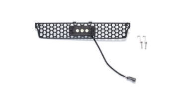 Picture of Putco 15-19 GMC Sierra HD SS Black Punch Bumper Grille Insert w-Flush 6in Luminix Lightbar