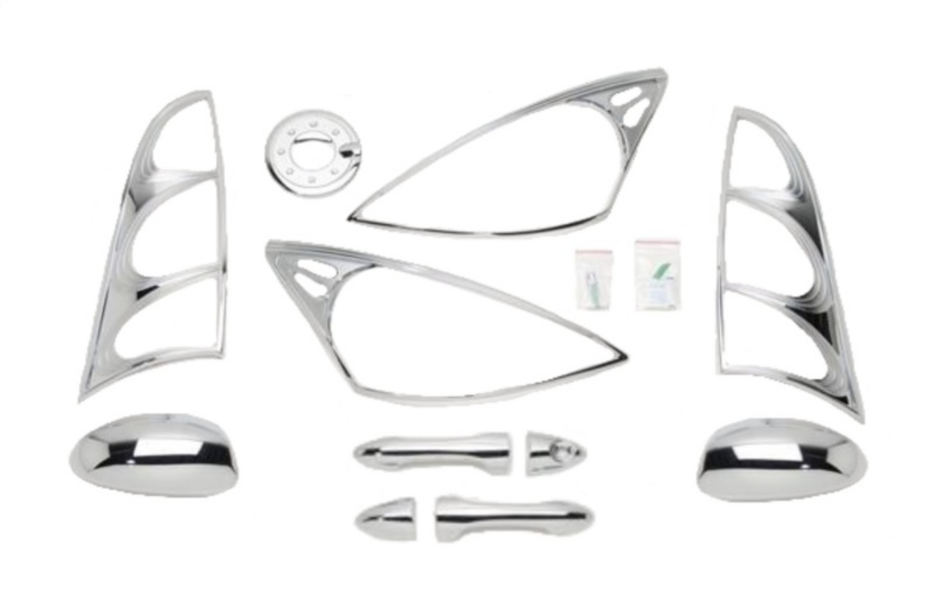Picture of Putco 00-04 Ford Focus 2 Door DH-MC-TL-HL-FTC Chrome Trim Accessory Kits