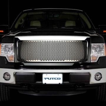 Picture of Putco 09-12 Ford F-150 Bar Style - Punch Grille Insert - Cut to Fit Design Designer FX Grilles