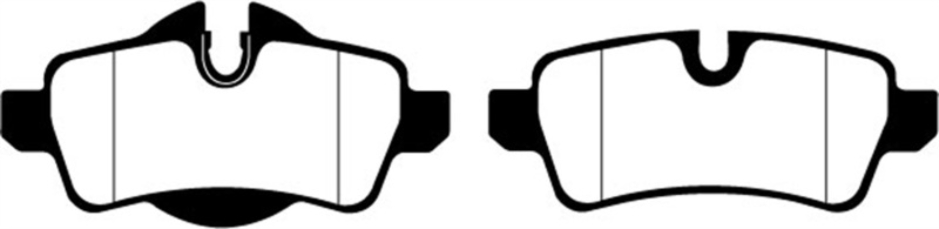 Picture of EBC 07-14 Mini Hardtop 1-6 Greenstuff Rear Brake Pads