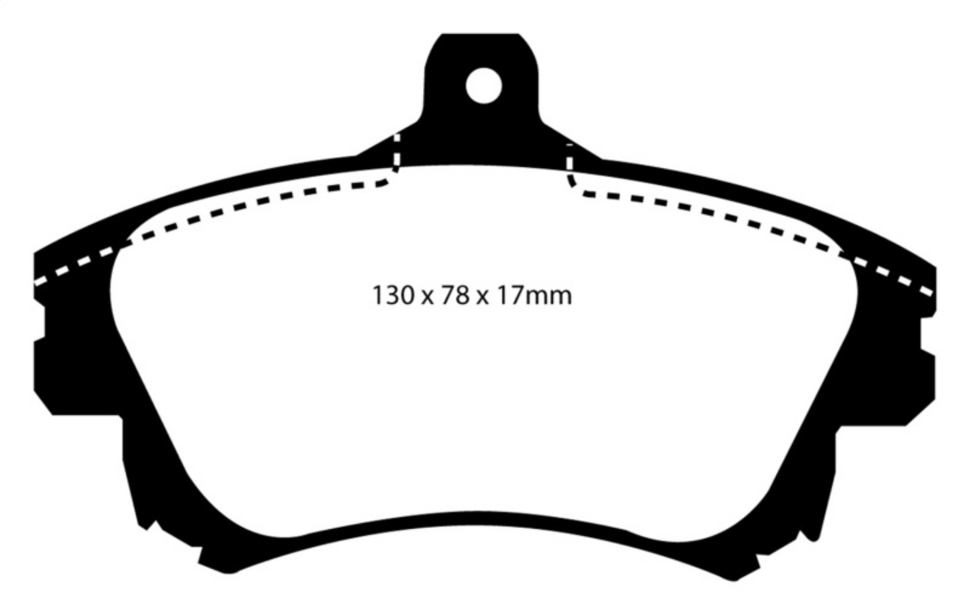Picture of EBC 99-04 Volvo S40 1-9 Turbo T4 200 BHP Redstuff Front Brake Pads