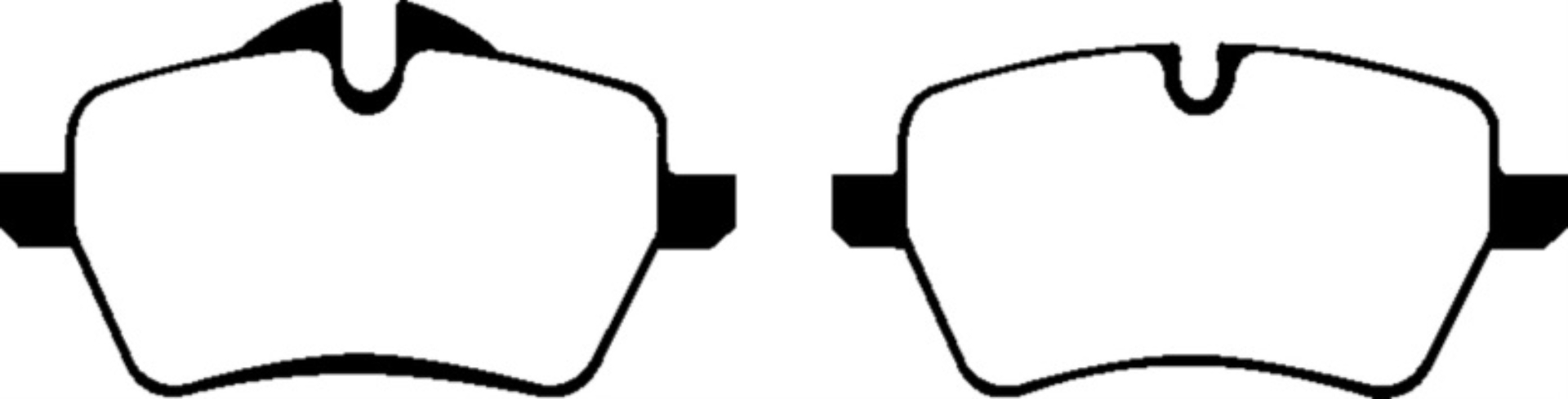 Picture of EBC 07-14 Mini Hardtop 1-6 Turbo Cooper S Greenstuff Front Brake Pads