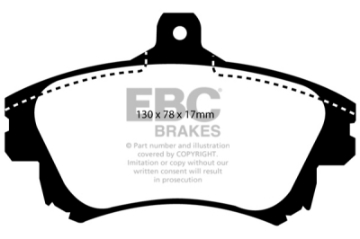 Picture of EBC 99-04 Volvo S40 1-9 Turbo T4 200 BHP Ultimax2 Front Brake Pads