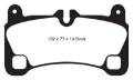 Picture of EBC 08 Porsche Cayenne 4-8 Turbo Yellowstuff Rear Brake Pads
