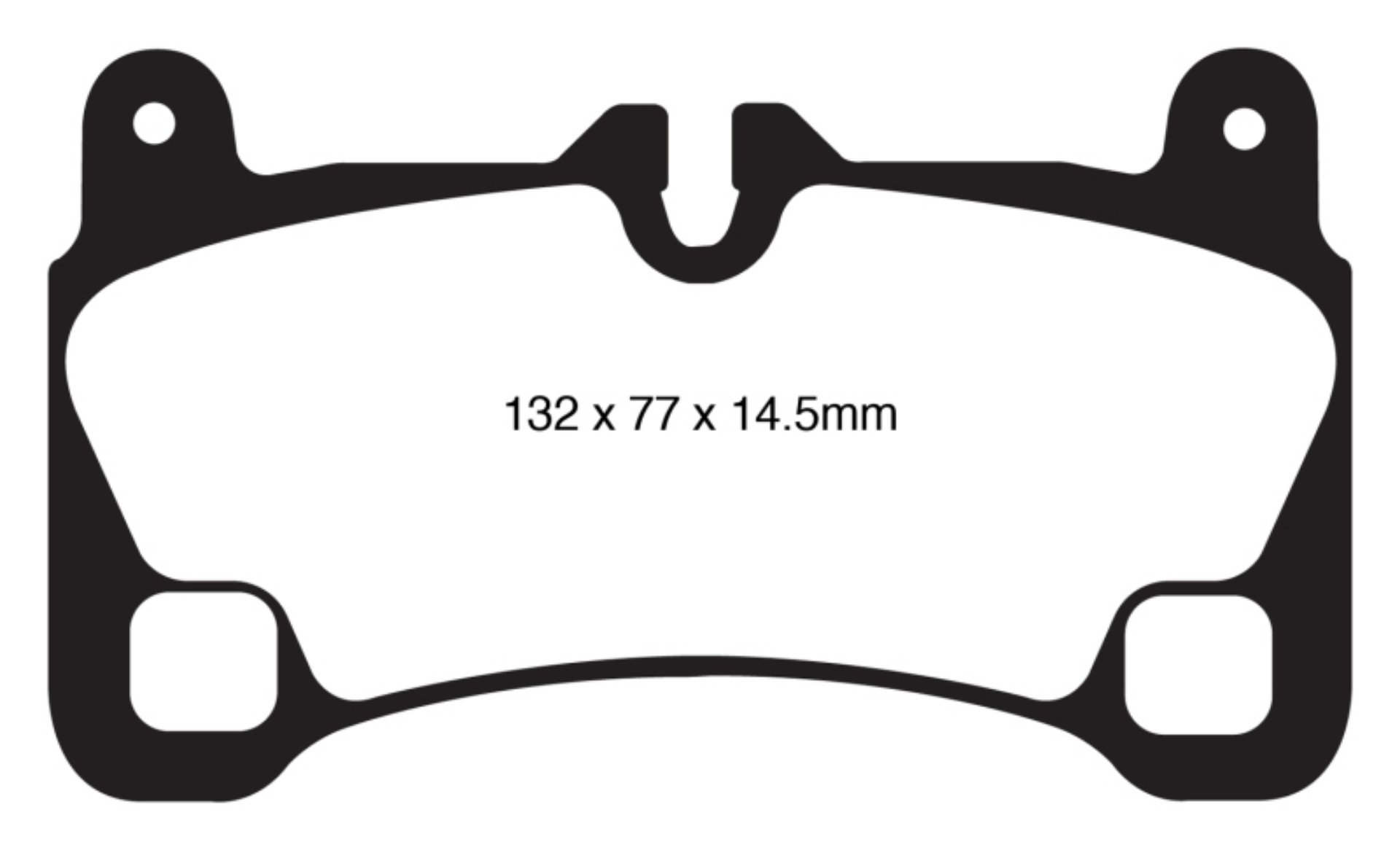 Picture of EBC 08 Porsche Cayenne 4-8 Turbo Yellowstuff Rear Brake Pads