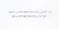 Picture of Putco 17-20 Ford SUPERDUTY Letters Stamped-Stainless Steel Hood-Front