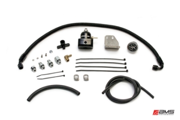 Picture of AMS Performance 08-15 Mitsubishi EVO X Fuel Pressure Regulator Kit - Black