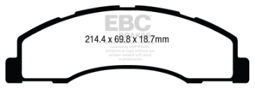 Picture of EBC 08+ Ford Econoline E150 4-6 Ultimax2 Front Brake Pads