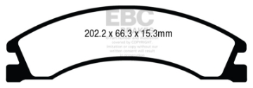 Picture of EBC 08+ Ford Econoline E150 4-6 Ultimax2 Rear Brake Pads