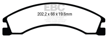 Picture of EBC 08+ Ford Econoline E450 Yellowstuff Rear Brake Pads