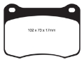 Picture of EBC 08+ Lexus IS-F 5-0 Yellowstuff Rear Brake Pads