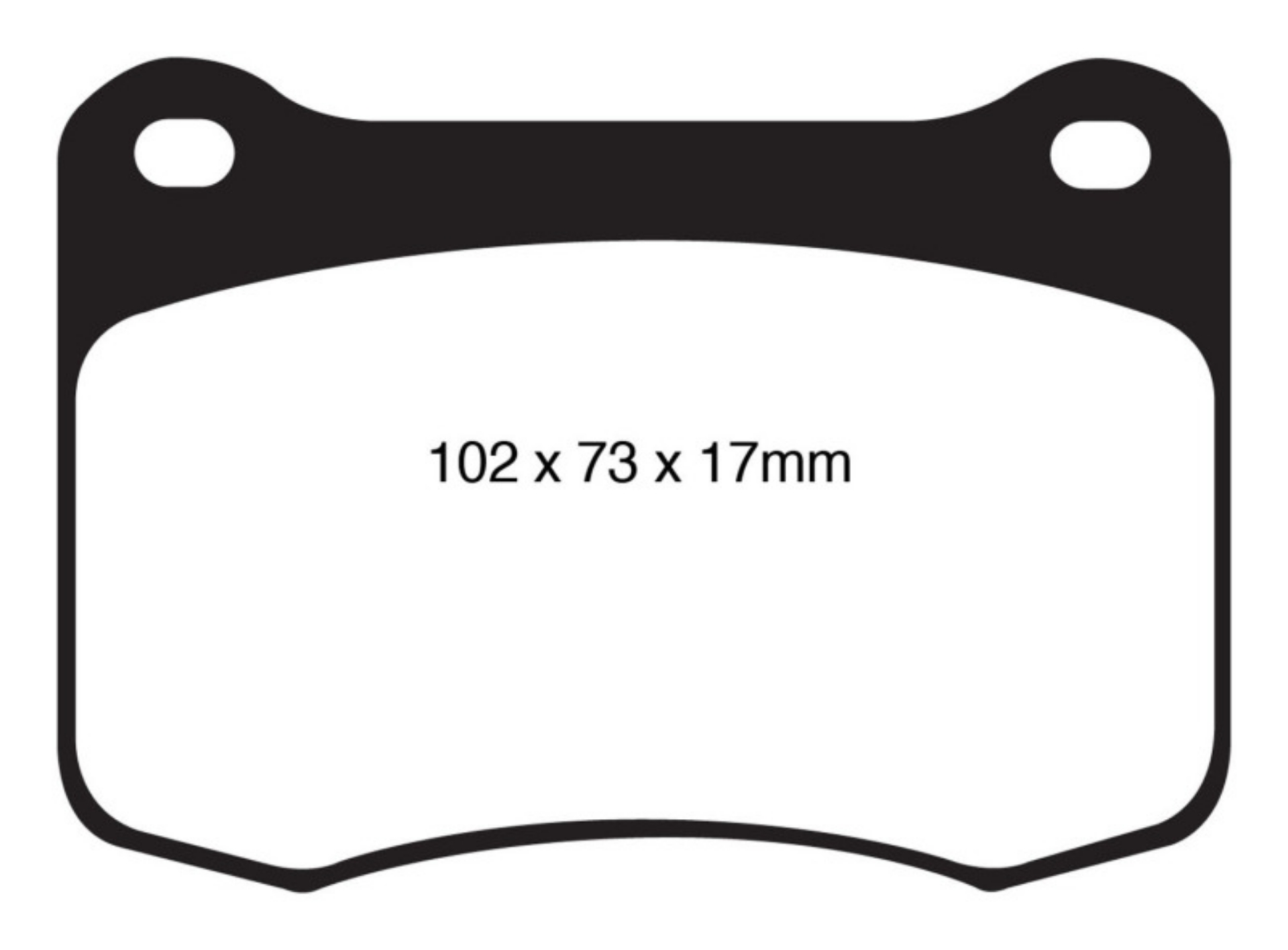 Picture of EBC 08+ Lexus IS-F 5-0 Yellowstuff Rear Brake Pads