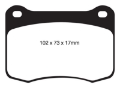 Picture of EBC 08+ Lexus IS-F 5-0 Yellowstuff Rear Brake Pads