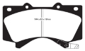 Picture of EBC 08+ Lexus LX570 5-7 Greenstuff Front Brake Pads
