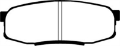 Picture of EBC 08+ Lexus LX570 5-7 Greenstuff Rear Brake Pads