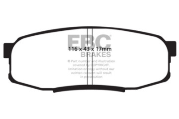Picture of EBC 08+ Lexus LX570 5-7 Ultimax2 Rear Brake Pads