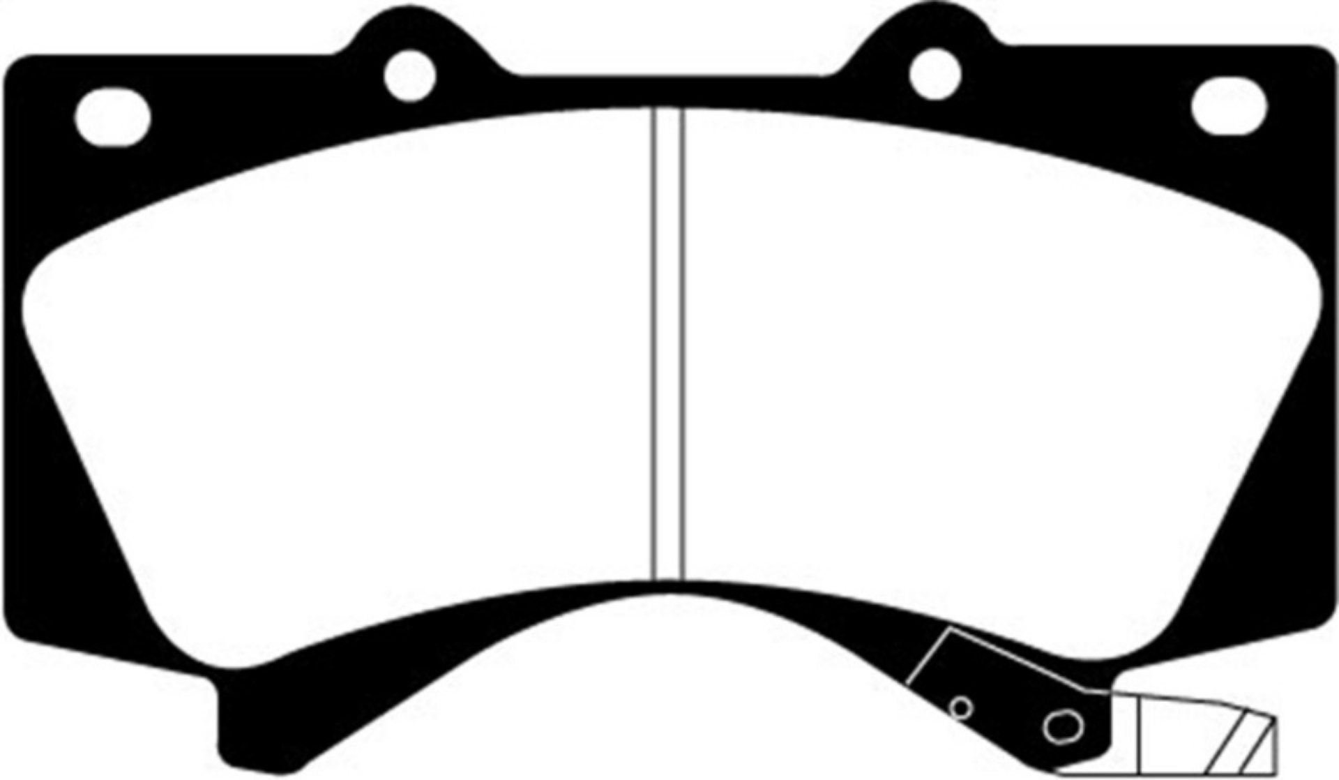 Picture of EBC 08+ Lexus LX570 5-7 Yellowstuff Front Brake Pads