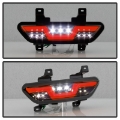 Picture of Spyder 15-16 Ford Mustang LED Reverse Lights - Black Smoke w- Red Bar ALT-YD-FM15RED-REV-BSM