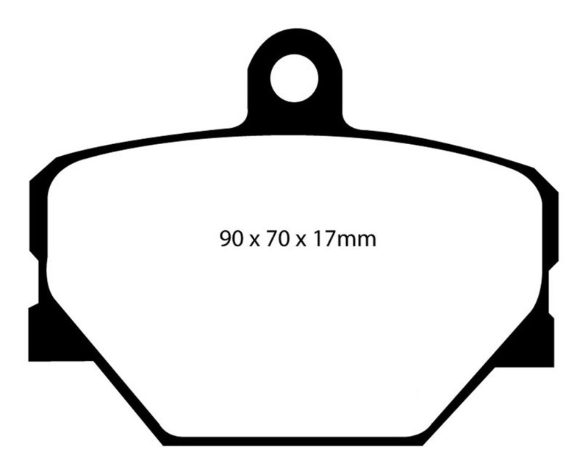 Picture of EBC 08+ Smart Fortwo 1-0 Greenstuff Front Brake Pads